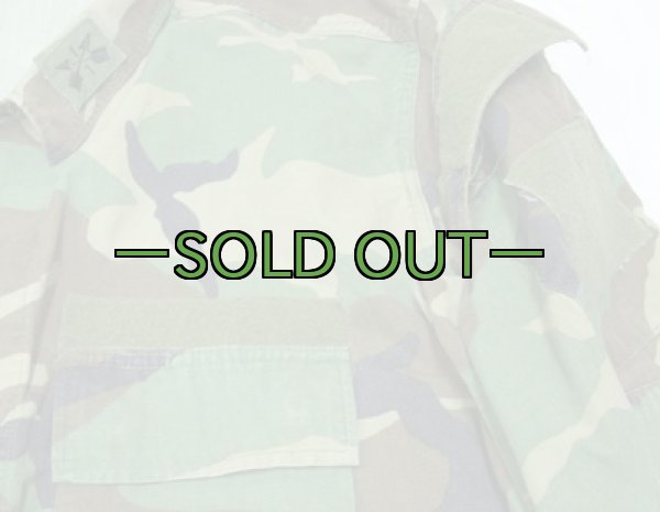 画像2: BDU上着　ウッドランド　L-レギュラー　改造品　中古良品 (2)