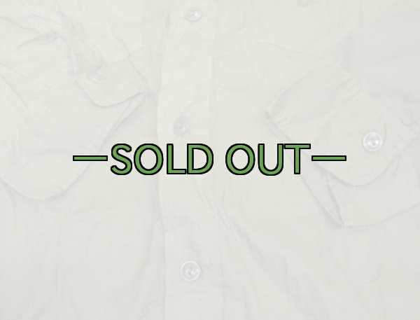 画像2: USN シャツ　OD　薄手　サイズ14-1/2　極上 (2)