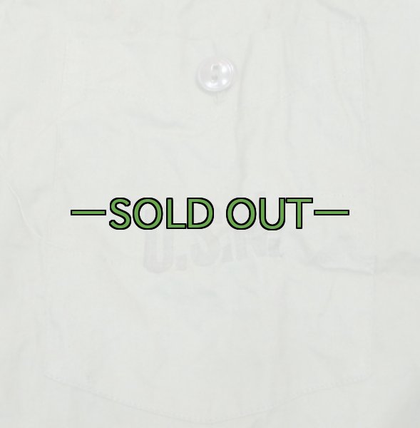 画像5: USN シャツ　OD　薄手　サイズ14-1/2　極上 (5)