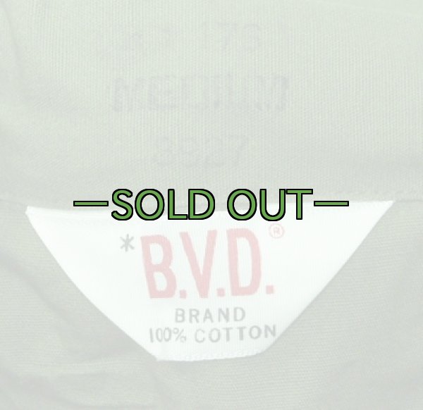 画像2: BVDシャツ　OD　薄手　60〜70年代 (2)