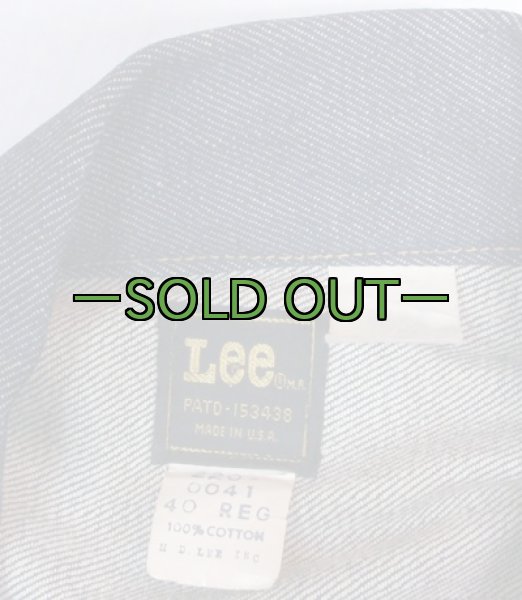 画像2: デニムジャケット　サイズ40　LEE　ペイント入り (2)