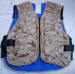 画像1: クーリングベスト　デザートMARPAT　ポリマー内蔵　蓄冷材付 (1)