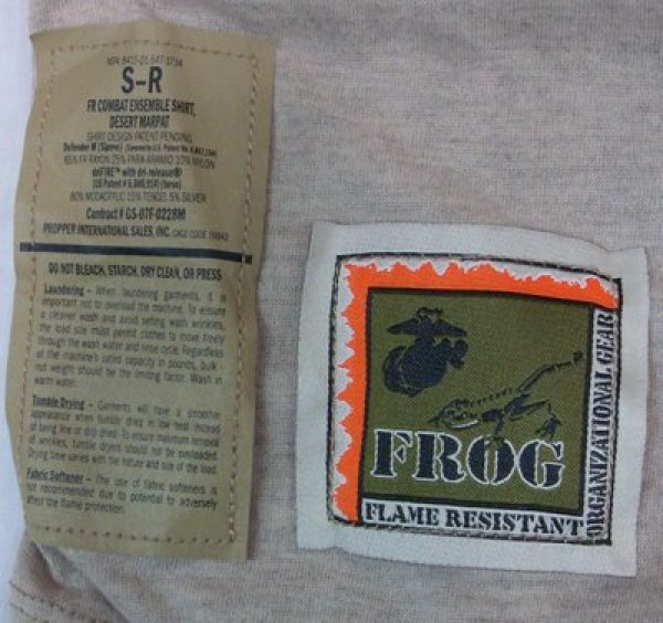 画像3: MCコンバットシャツ デザートMARPAT　FROG (3)