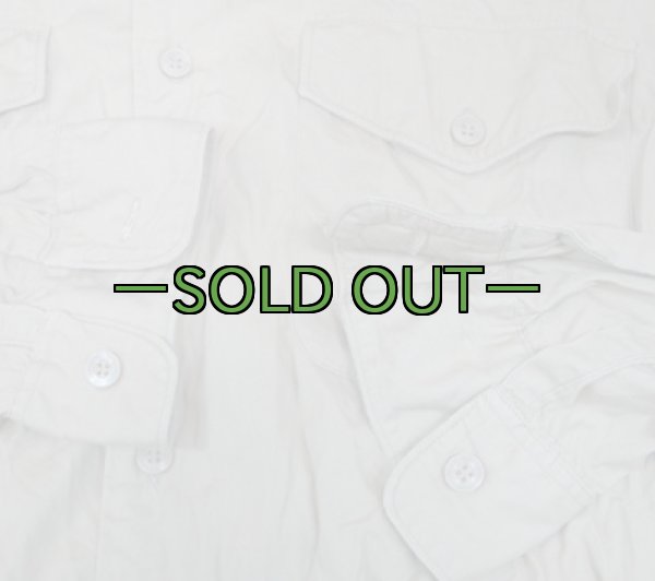 画像3: コットンポプリン カーキシャツ　60年代 (3)