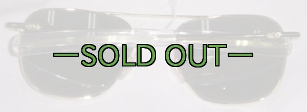 画像2: パイロット サングラス　ゴールド　アメリカンオプティカル (2)