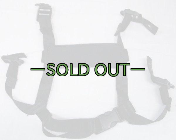 画像2: 4点チンストラップ　SKYDEX　黒 (2)