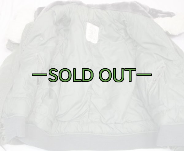 画像5: N-2Bフライト パーカー　L　中古良品　80年代 (5)