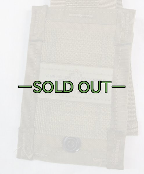 画像3: MOLLE 40mm シングルポーチ　HIGH EXPLOSIVE　コヨーテ (3)