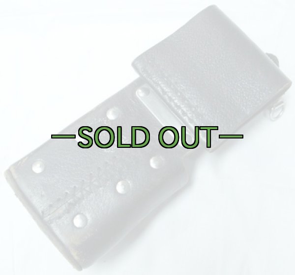 画像2: モトローラ　ラジオポーチ　レザー　黒02 (2)