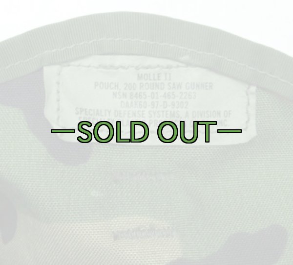 画像2: MOLLE  200連ポーチ　ウッドランド (2)