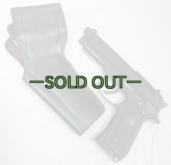 画像2: レザーホルスター　ベレッタ用　黒 (2)