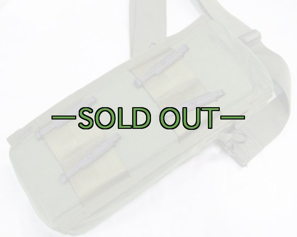 画像3: EAGLE クッションパッド入りポーチ　ストラップ付　OD (3)