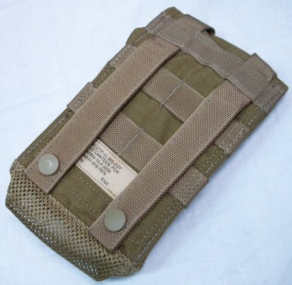 画像2: MOLLE 1QT水筒ポーチ　コヨーテ　底メッシュ　FSBE (2)