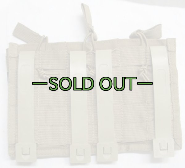 画像2: タクティカルテイラー　3連M4マグポーチ　コヨーテ (2)