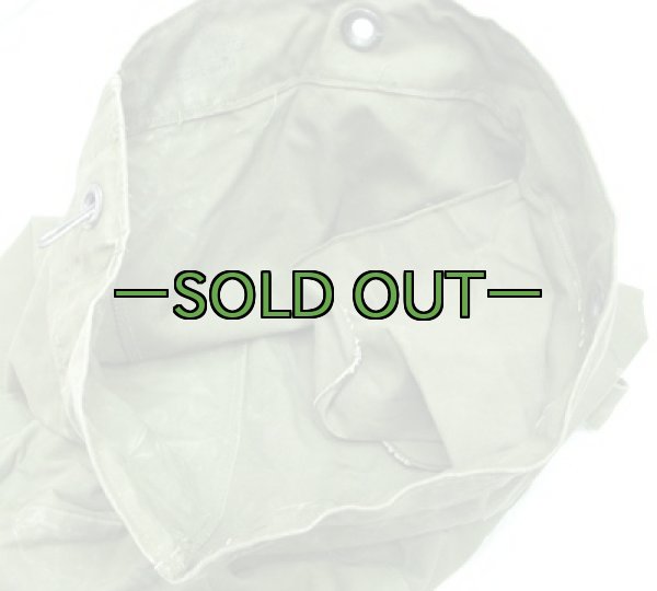 画像4: コットン　ダッフルバッグ　ワンショルダー　60年代 (4)