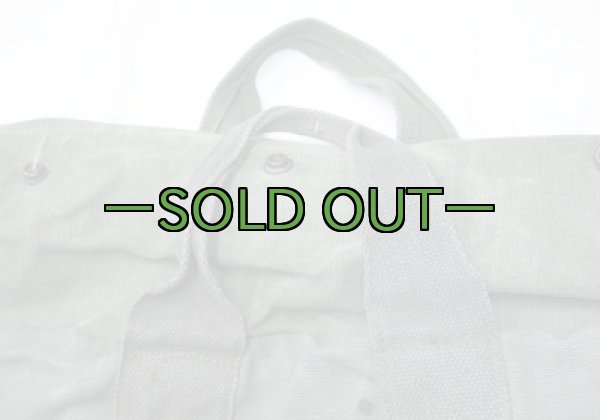 画像2: コットン パラシュートキットバッグ　プラスジッパー　70〜80年代 (2)