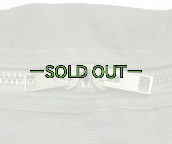 画像4: 詳細不明バッグ　OD　コットン　60〜70年代 (4)