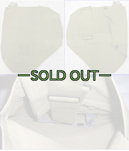 画像1: WW2ガスマスク バッグ 極上品 (1)