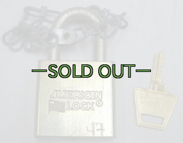 画像2: 軍用パドロック　US刻印　AMERICAN LOCK (2)