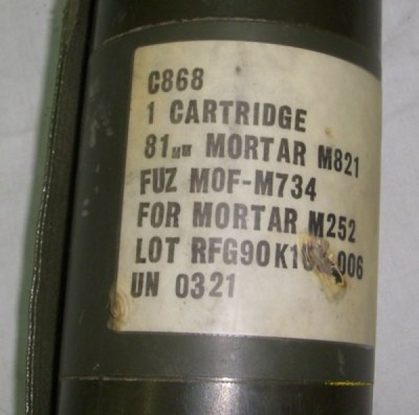 画像5: 砲弾ケース　81mm MORTAR M821 (5)