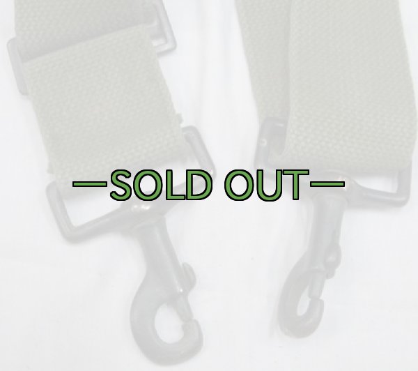 画像2: 両サイド　フック付　平ストラップ　コットン (2)