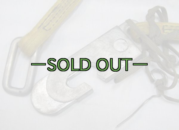 画像2: フック金具付ナイロンロープ　イエロー (2)