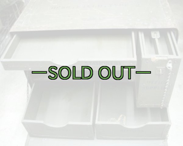 画像5: 軍用木箱　FIELD DESK　40年代　中古良品 (5)