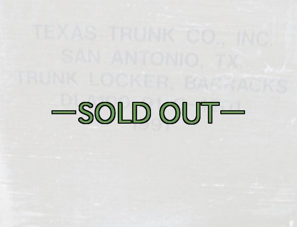 画像5: 軍用木箱　FOOT LOCKER　中古良品　90年代 (5)