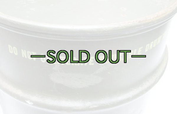 画像2: 軍用缶　直径約28×高さ約46cm　中古良品 (2)