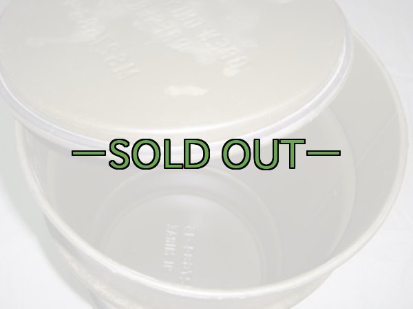 画像3: 軍用缶　直径約28×高さ約46cm　中古良品 (3)