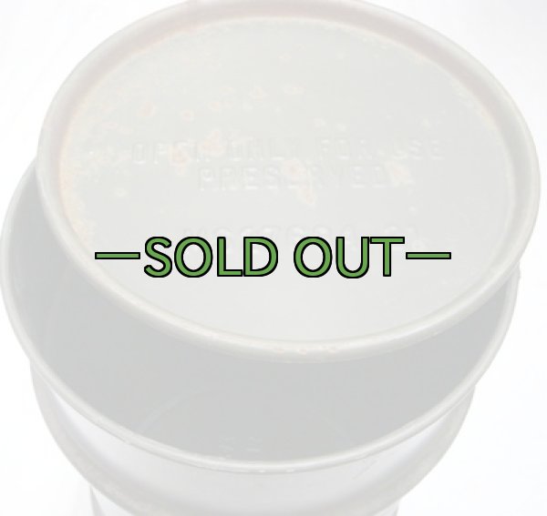 画像4: 軍用缶　直径約28×高さ約46cm　中古良品 (4)