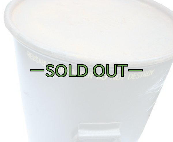 画像5: 軍用缶　直径約42×高さ約65cm　中古良品 (5)