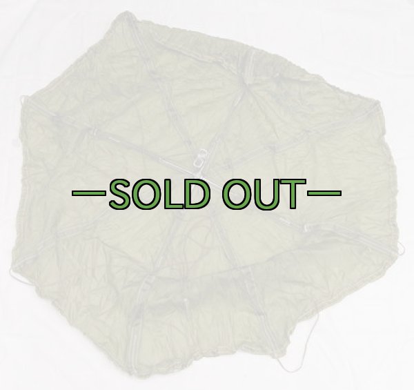 画像2: パラシュート　直径約0.95m　OD　小さい　70~80年代 (2)