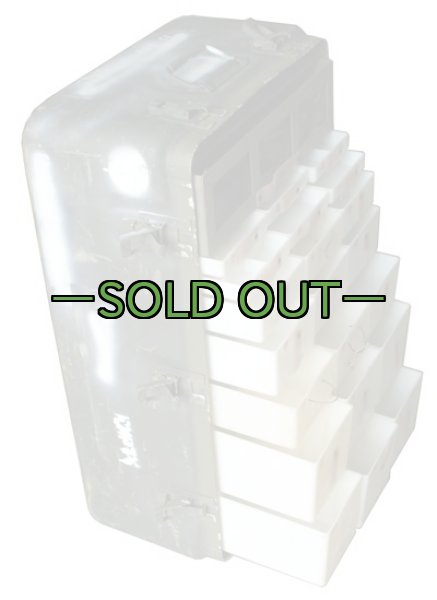 画像2: 軍用ボックス　アルミ　約80×27×49cm　引き出し付 (2)