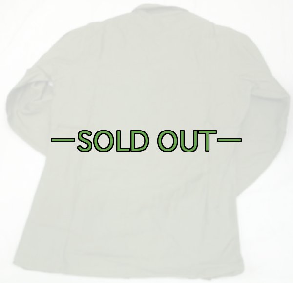 画像5: ユーティリティ シャツ　コットン　14-1/2×33　未使用　60年代　平ボタン (5)