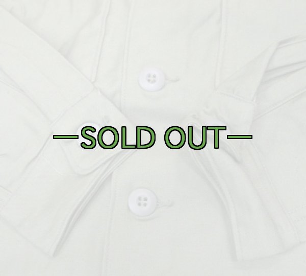 画像4: ユーティリティ シャツ　コットン　14-1/2×33　未使用　67年 (4)