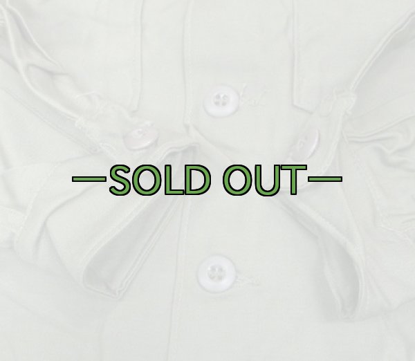 画像4: ユーティリティ シャツ　コットン　14-1/2×33　未使用　60年代 (4)