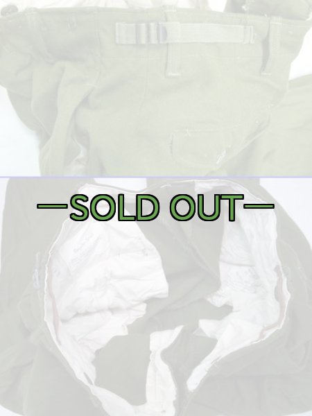 画像3: M51ウールパンツ　S-レギュラー　中古上　60年代　アルミZIP (3)