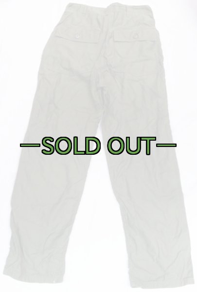 画像2: ユーティリティ パンツ　コットン　W32　中古上　60年代 (2)