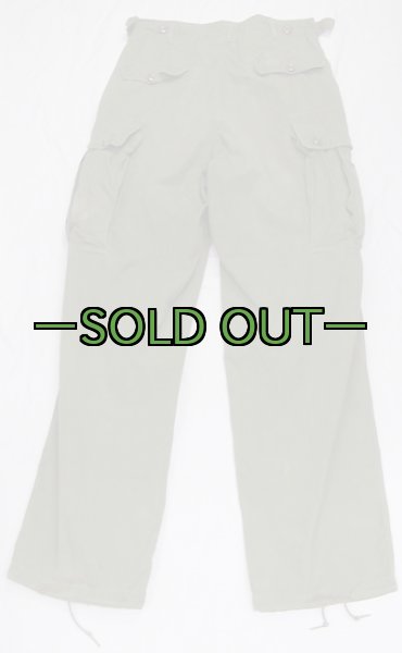 画像2: ファティーグパンツ　S-レギュラー　中古良品　63年　ノンリップ (2)