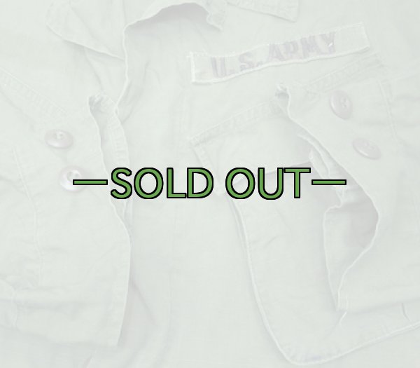 画像2: ファティーグ上着　M-レギュラー　中古良品　68年　エポレット改 (2)