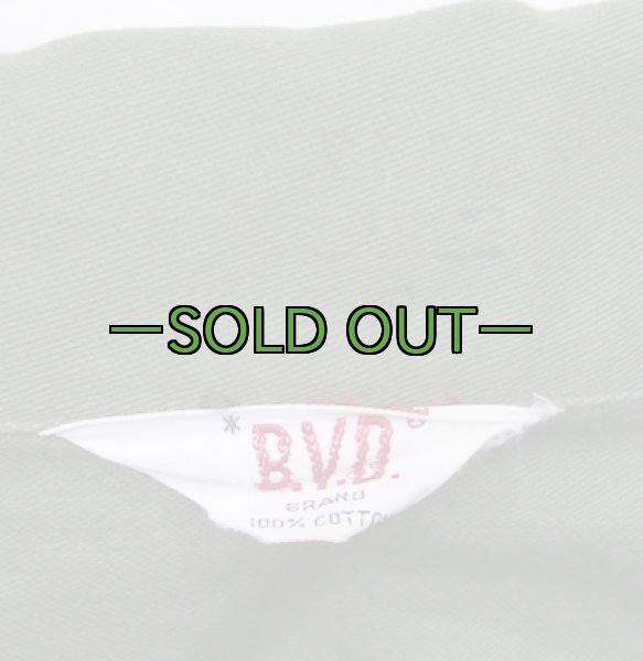 画像2: ユーティリティ シャツ　コットン　XLサイズ　中古良品　BVD (2)