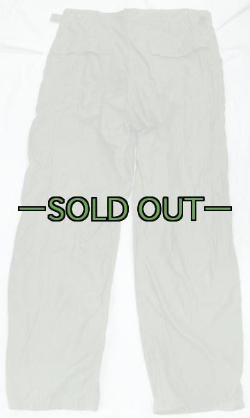 画像2: ユーティリティ パンツ　コットン　Lサイズ　中古上　62年 (2)