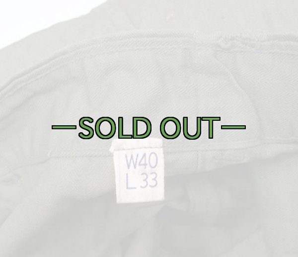 画像11: M43ヘリンボーンHBTカーゴパンツ　40年代　W40　極上〜 (11)