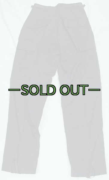 画像2: BDUパンツ　黒　リップストップ (2)