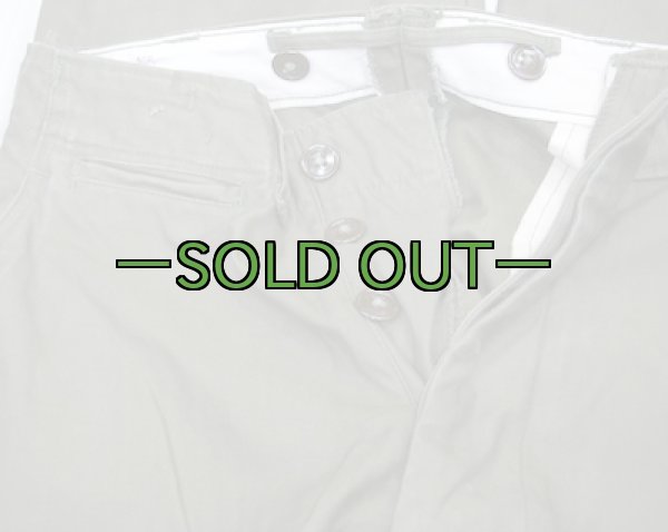 画像5: M45フィールドパンツ OD コットン W30 中古良品 50年代 (5)