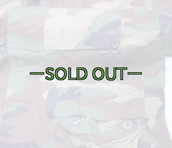 画像4: BDU上着　ウッドランド　リップストップ　M-ショート　80年代 (4)