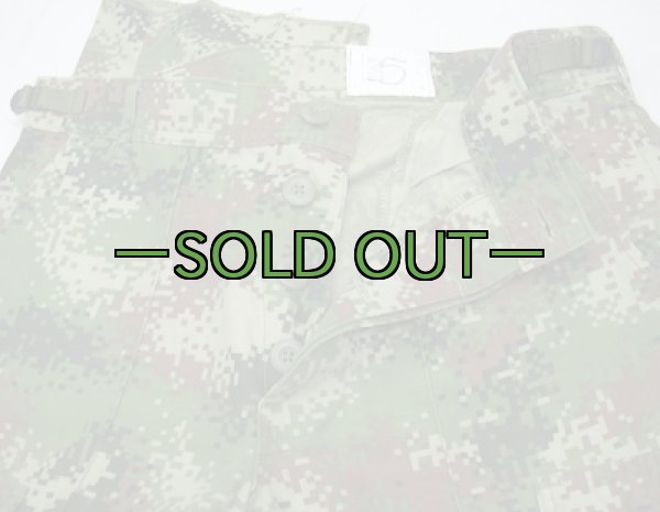 画像11: 他国軍迷彩上下セット　中古上　コロンビア海軍 (11)