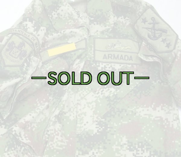 画像6: 他国軍迷彩上下セット　中古上　コロンビア海軍 (6)