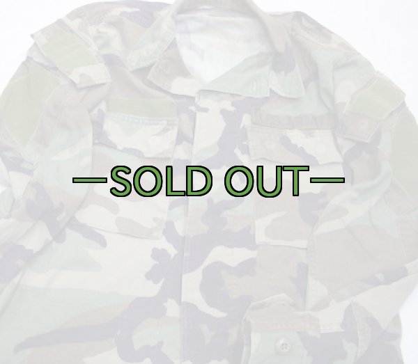 画像2: BDU上着　ウッドランド　M-レギュラー　改造品　NY/CO 中古良品 (2)